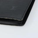 LOUIS VUITTON Epi Sac Plat Hand Bag Black M59082 LV Auth BSZ115-9