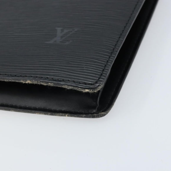 LOUIS VUITTON Epi Sac Plat Hand Bag Black M59082 LV Auth BSZ115