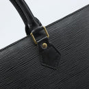 LOUIS VUITTON Epi Sac Plat Hand Bag Black M59082 LV Auth BSZ115-17