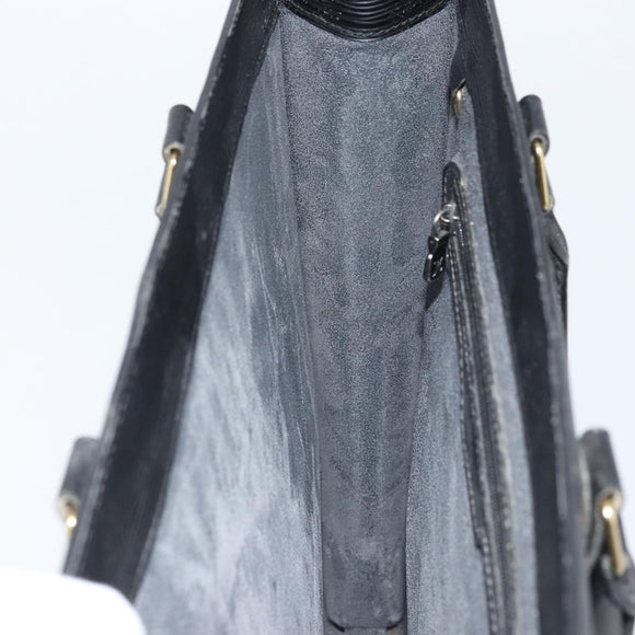 LOUIS VUITTON Epi Sac Plat Hand Bag Black M59082 LV Auth BSZ115