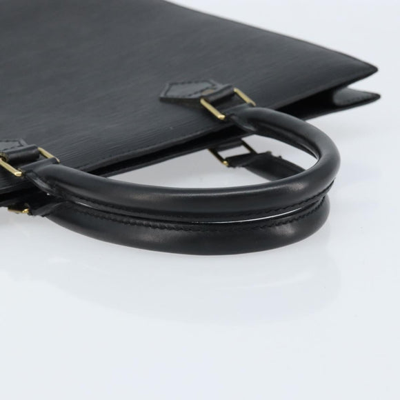 LOUIS VUITTON Epi Sac Plat Hand Bag Black M59082 LV Auth BSZ115