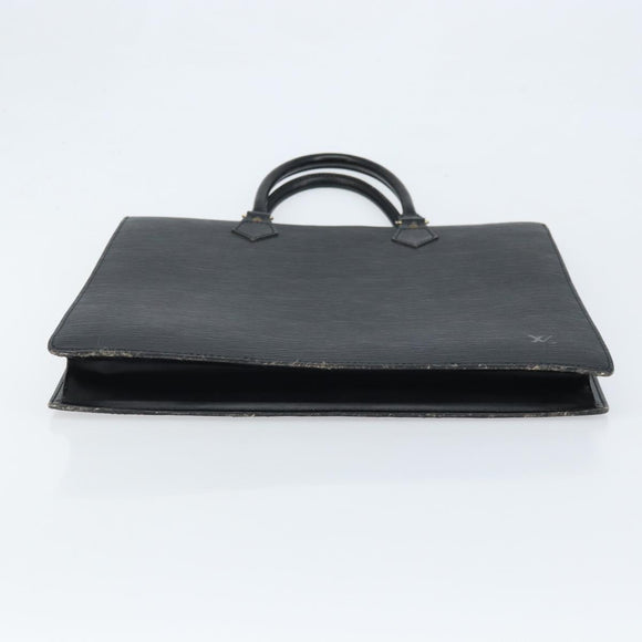 LOUIS VUITTON Epi Sac Plat Hand Bag Black M59082 LV Auth BSZ115