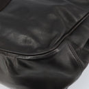 BALLY Hand Bag Leather Brown Gold Auth BSZ117-12