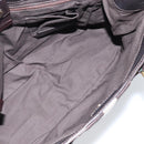 BALLY Hand Bag Leather Brown Gold Auth BSZ117-17