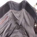 BALLY Hand Bag Leather Brown Gold Auth BSZ117-18
