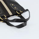 BALLY Hand Bag Leather Brown Gold Auth BSZ117-7