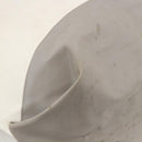 CHANEL Tote Bag Nylon White Silver CC Auth BSZ118-16