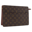 LOUIS VUITTON Monogram Pochette Homme Clutch Bag M51795 LV Auth BSZ122-1