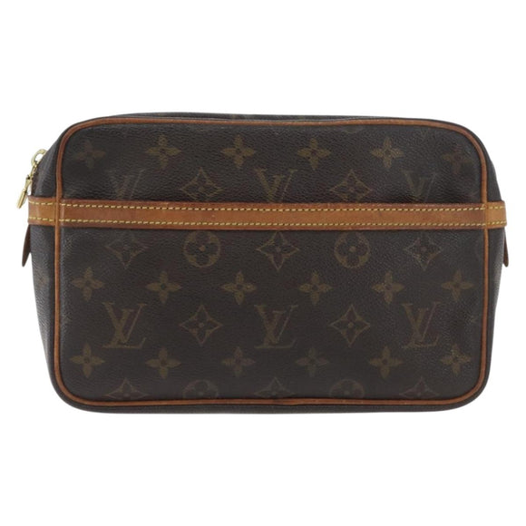 LOUIS VUITTON Monogram Compiegne 23 Clutch Bag M51847 LV Auth BSZ123