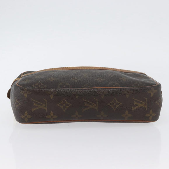 LOUIS VUITTON Monogram Compiegne 23 Clutch Bag M51847 LV Auth BSZ123