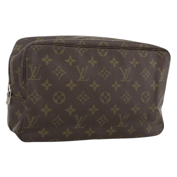 LOUIS VUITTON Monogram Trousse Toilette 28 Clutch Tasche M47522 LV Auth BSZ125