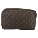 LOUIS VUITTON Monogram Trousse Toilette 28 Clutch Tasche M47522 LV Auth BSZ125-2
