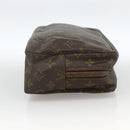LOUIS VUITTON Monogram Trousse Toilette 28 Clutch Tasche M47522 LV Auth BSZ125-4