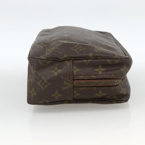 LOUIS VUITTON Monogram Trousse Toilette 28 Clutch Tasche M47522 LV Auth BSZ125