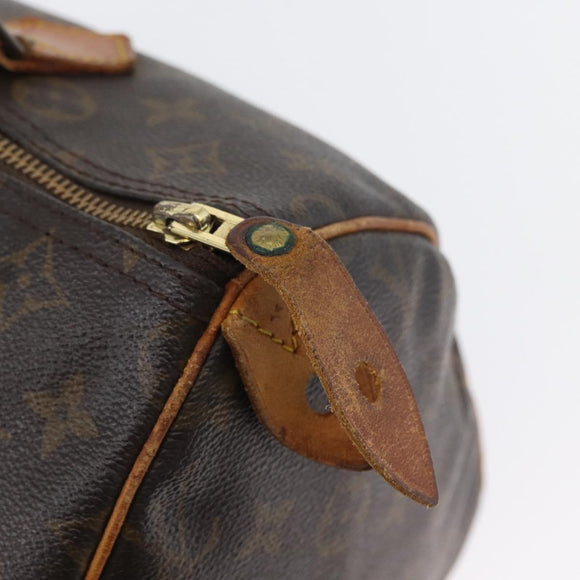 LOUIS VUITTON Monogram Speedy 30 Handtas M41526 LV Auth BSZ126