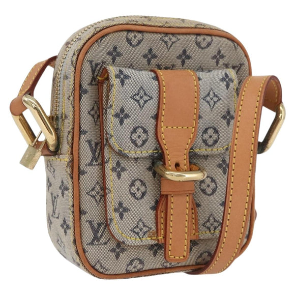 LOUIS VUITTON Monogram Mini Juliet PM Shoulder Bag Blue M92005 LV Auth BSZ132