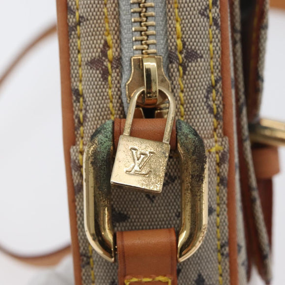 LOUIS VUITTON Monogram Mini Juliet PM Shoulder Bag Blue M92005 LV Auth BSZ132
