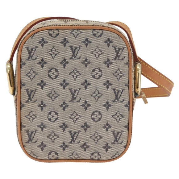 LOUIS VUITTON Monogram Mini Juliet PM Shoulder Bag Blue M92005 LV Auth BSZ132
