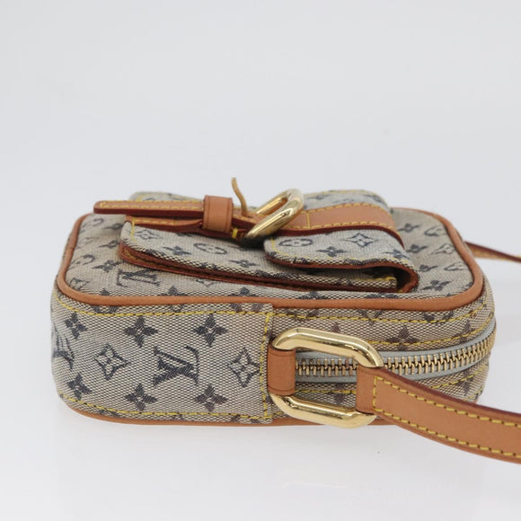 LOUIS VUITTON Monogram Mini Juliet PM Shoulder Bag Blue M92005 LV Auth BSZ132