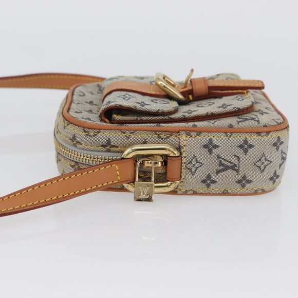 LOUIS VUITTON Monogram Mini Juliet PM Shoulder Bag Blue M92005 LV Auth BSZ132