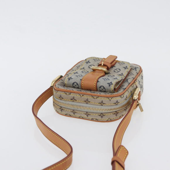 LOUIS VUITTON Monogram Mini Juliet PM Shoulder Bag Blue M92005 LV Auth BSZ132