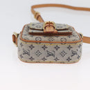 LOUIS VUITTON Monogram Mini Juliet PM Shoulder Bag Blue M92005 LV Auth BSZ132-5