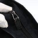 GUCCI GG Canvas Sherry Line Hand Bag Black 131230 Auth BSZ133-14