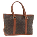 LOUIS VUITTON Monogram Sac Weekend PM Hand Bag M42425 LV Auth BSZ137-1