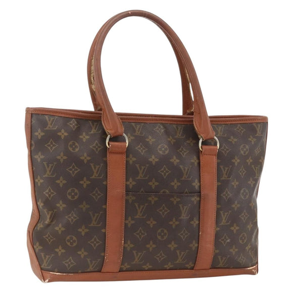 LOUIS VUITTON Monogram Sac Weekend PM Hand Bag M42425 LV Auth BSZ137