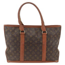 LOUIS VUITTON Monogram Sac Weekend PM Hand Bag M42425 LV Auth BSZ137-13