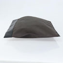 BOTTEGA VENETA Clutch Bag Canvas Brown Silver Auth BSZ138-3