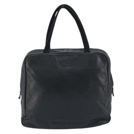 Miu Miu Hand Bag Leather Black Silver 93152 Auth BSZ140 - 0