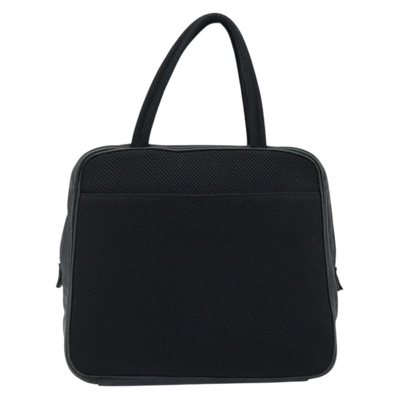 Miu Miu Hand Bag Leather Black Silver 93152 Auth BSZ140