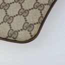 GUCCI GG Supreme Web Sherry Line Bag PVC Beige Gold 904 02 047 Auth BSZ142-10