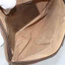 GUCCI GG Supreme Web Sherry Line Bag PVC Beige Gold 904 02 047 Auth BSZ142-17