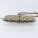 GUCCI GG Supreme Web Sherry Line Bag PVC Beige Gold 904 02 047 Auth BSZ142-9