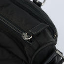 PRADA Shoulder Bag Nylon Black Silver Auth BSZ143-18