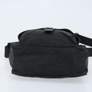 PRADA Shoulder Bag Nylon Black Silver Auth BSZ143-9