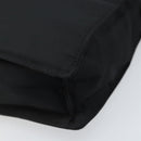 PRADA Hand Bag Nylon Black Silver Auth BSZ146-10