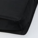 PRADA Hand Bag Nylon Black Silver Auth BSZ146-12