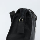 PRADA Hand Bag Nylon Black Silver Auth BSZ146-15