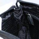 PRADA Hand Bag Nylon Black Silver Auth BSZ146-19