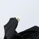 PRADA Hand Bag Nylon Black Silver Auth BSZ146-23