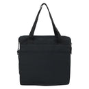 PRADA Hand Bag Nylon Black Silver Auth BSZ146-3