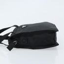 PRADA Hand Bag Nylon Black Silver Auth BSZ146-5