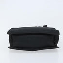 PRADA Hand Bag Nylon Black Silver Auth BSZ146-9