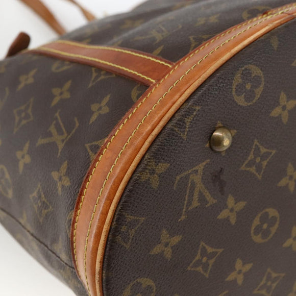 LOUIS VUITTON Monogram Bucket GM Shoulder Bag M42236 LV Auth BSZ151