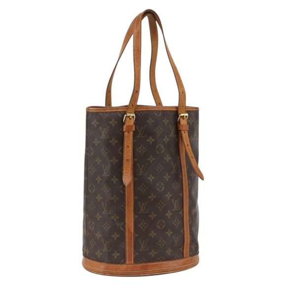 LOUIS VUITTON Monogram Bucket GM Shoulder Bag M42236 LV Auth BSZ151