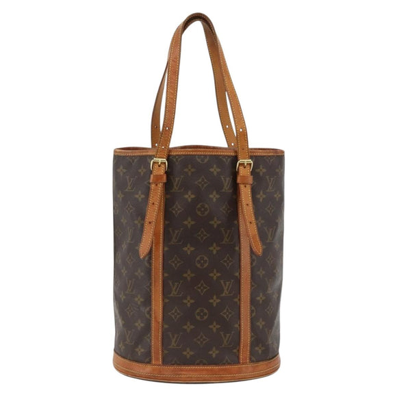 LOUIS VUITTON Monogram Bucket GM Shoulder Bag M42236 LV Auth BSZ151