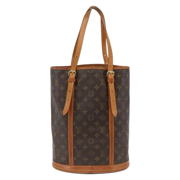 LOUIS VUITTON Monogram Bucket GM Shoulder Bag M42236 LV Auth BSZ151